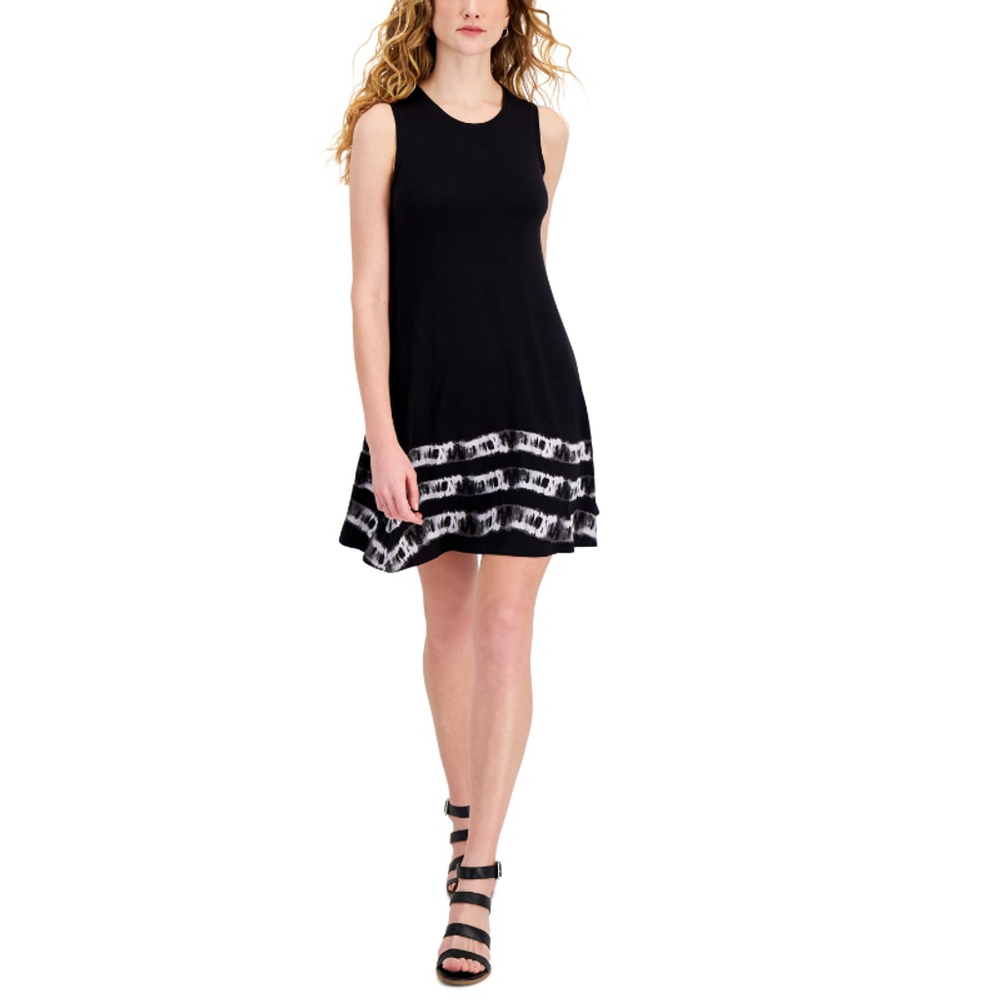Style & Co Petite Tie-Dye Sleeveless A-Line Dress NWT